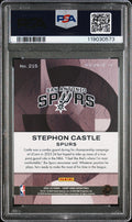 2024 Panini Court Kings - Stephon Castle - Rookies Level IV 4 #215 - PSA Graded Card