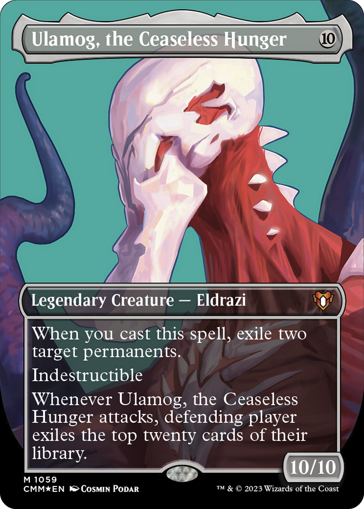 Ulamog, the Ceaseless Hunger (CMM-1059) - Commander Masters (Borderless)