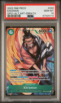 PSA 10 KIN'EMON ALTERNATE ART-ERRATA