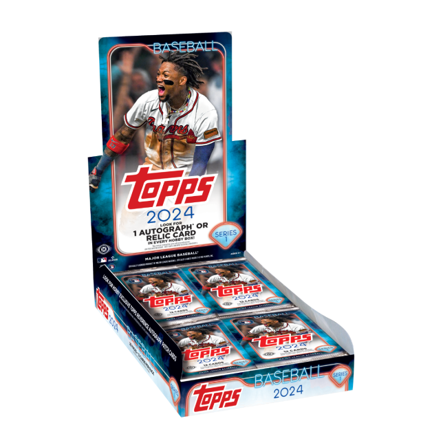 2024 Topps Series 1 Baseball Hobby 12 Box Case