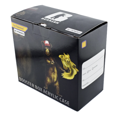 Bearish Acrylic Case Pokemon Booster Display