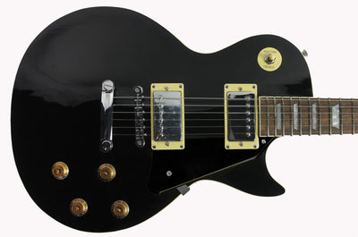 Black Les Paul Electric Guitar Un-signed