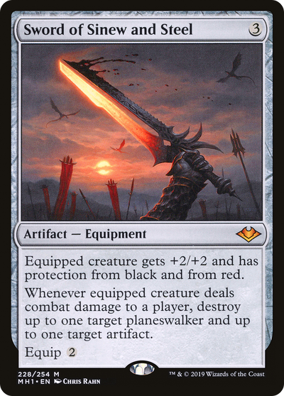 Sword of Sinew and Steel (MH1-228) - Modern Horizons Foil