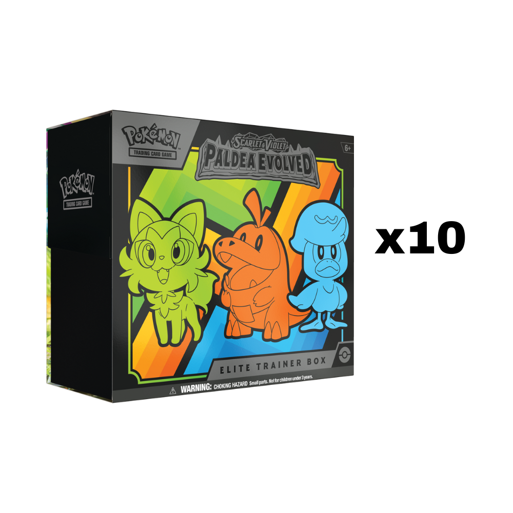 Paldea Evolved - Elite Trainer Box SV02 Case (Pokemon TCG)