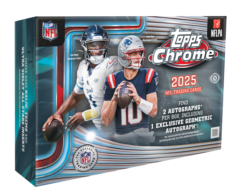 2025 Topps Chrome Football Delight 6 Box Case