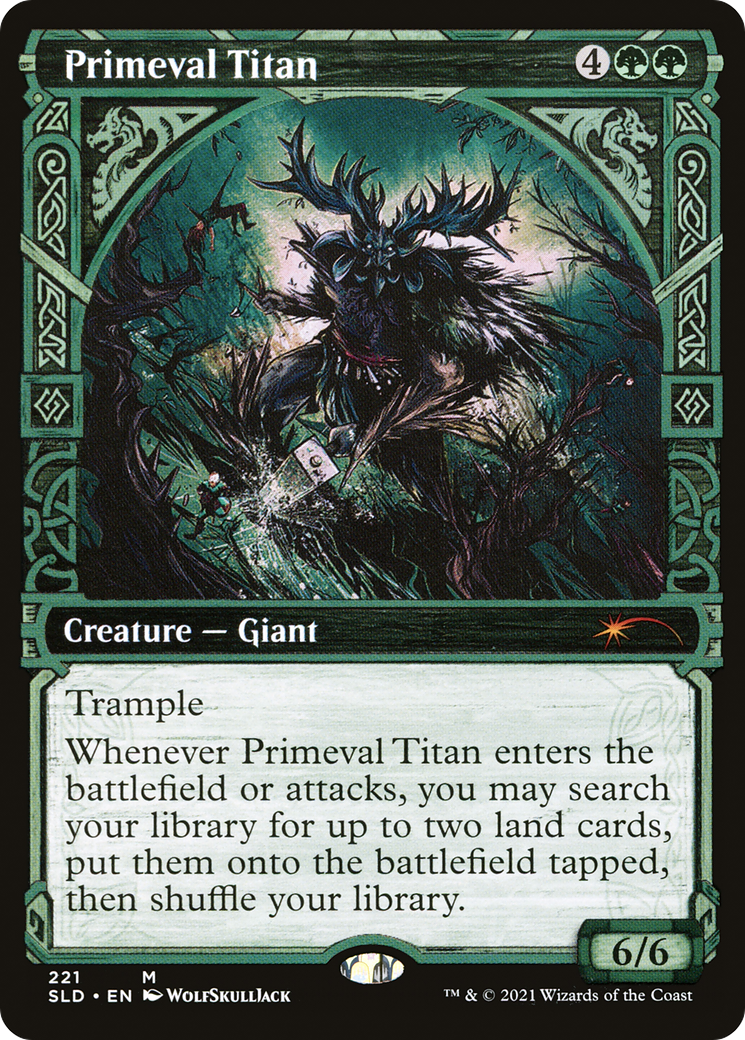 Primeval Titan (SLD-221) - Secret Lair Drop: (Showcase) Foil