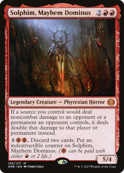 Solphim, Mayhem Dominus (ONE-150) - Phyrexia: All Will Be One