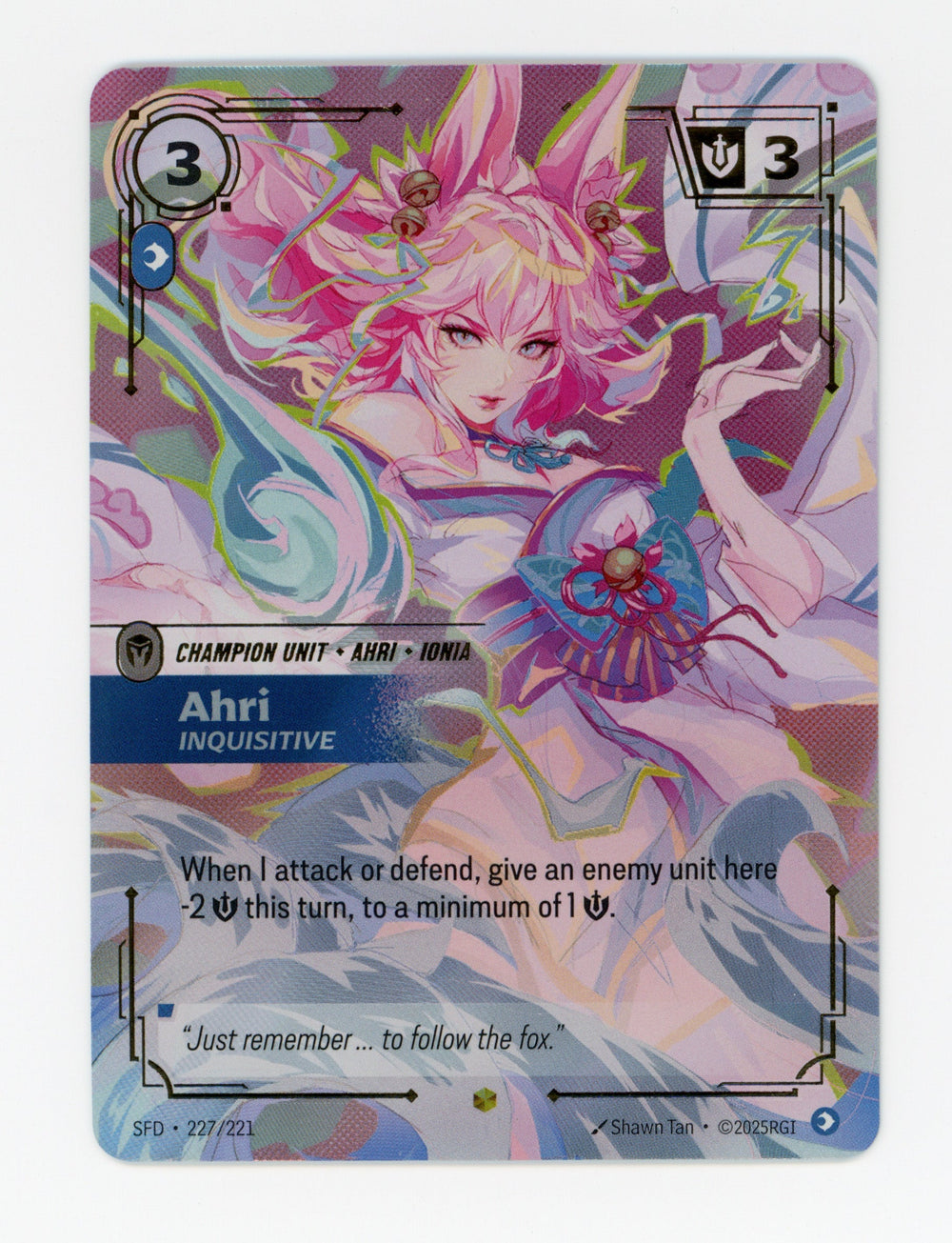 Ahri - Inquisitive — Overnumbered|Foil — ID 17444