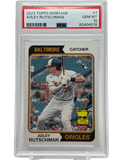 2023 Topps Heritage Adley Rutschman #7 Rookie PSA 10