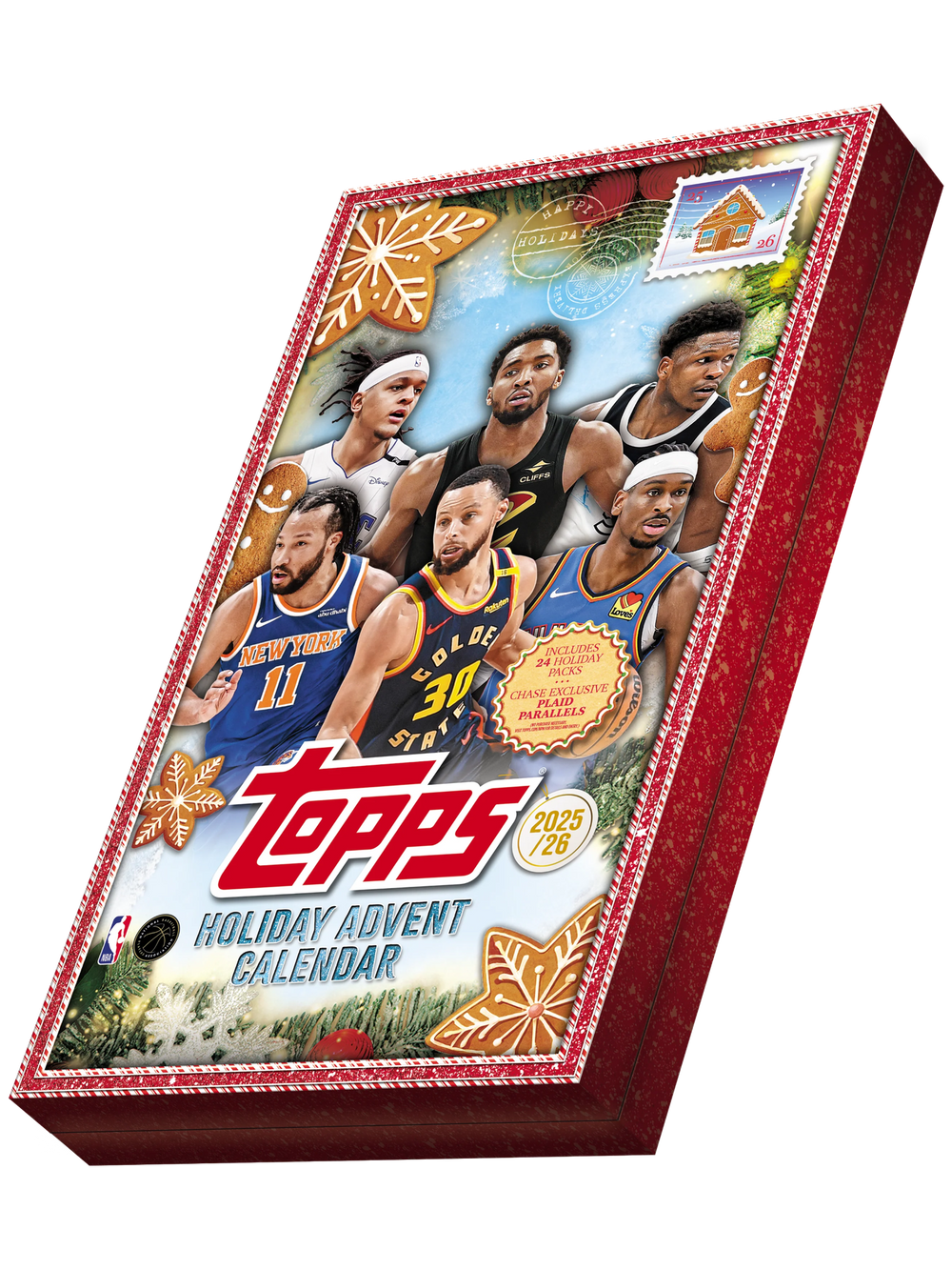 2025/26 Topps Holiday Basketball Countdown Calendar