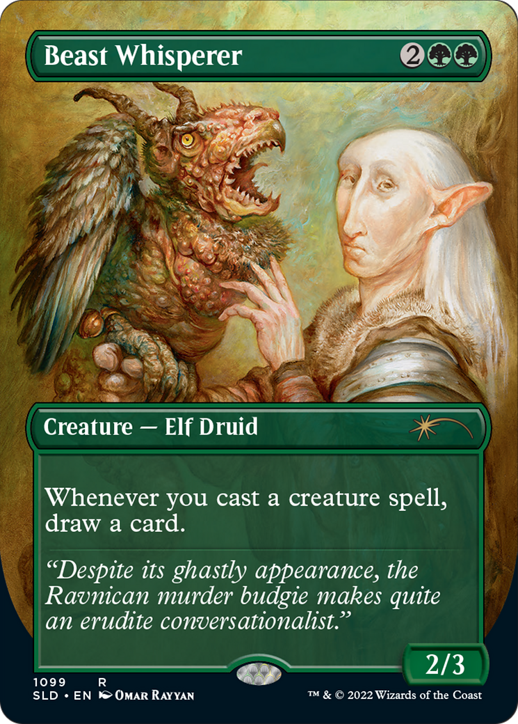 Beast Whisperer (SLD-1099) - Secret Lair Drop (Borderless) Foil