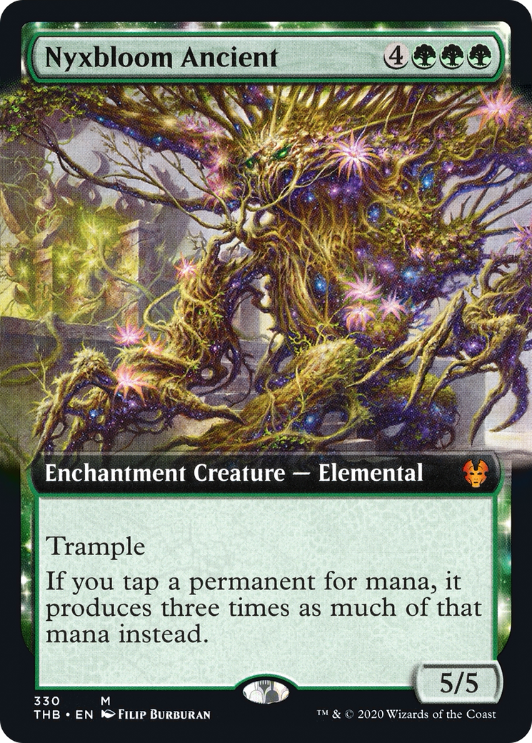 Nyxbloom Ancient (THB-330) - Theros Beyond Death: (Extended Art, enchantment) Foil