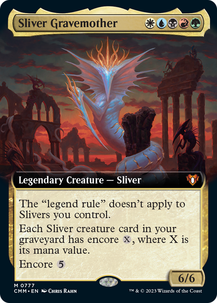 Sliver Gravemother (CMM-777) - Commander Masters: (Extended Art)