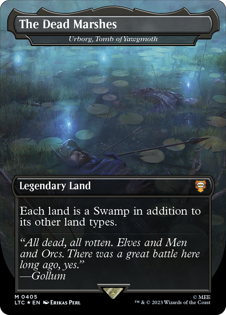 Urborg, Tomb of Yawgmoth (LTC-405) - Tales of Middle-earth Commander / The Dead Marshes (Borderless) Foil