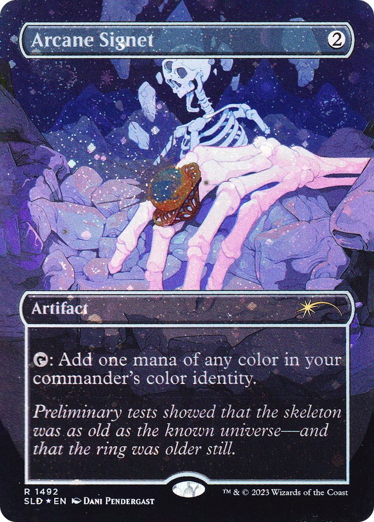 Arcane Signet (SLD-1492â˜…) - Secret Lair Drop (Borderless) Foil
