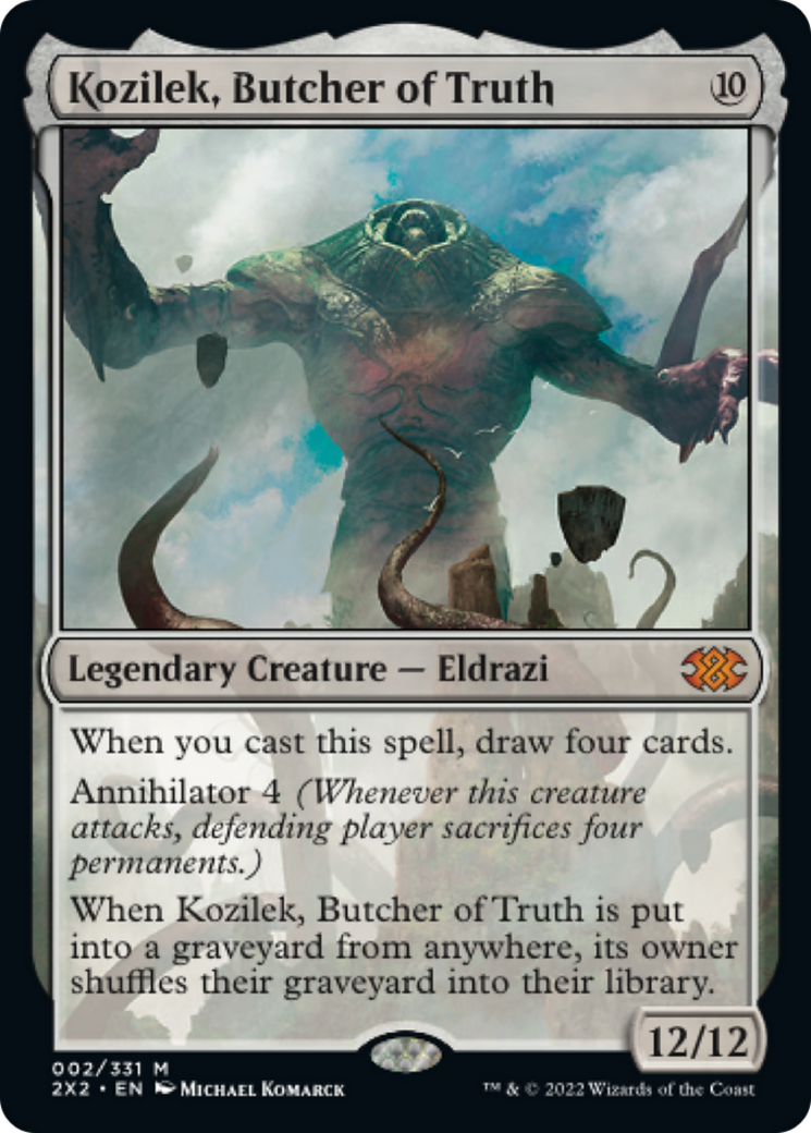 Kozilek, Butcher of Truth (2X2-002) - Double Masters 2022 Foil