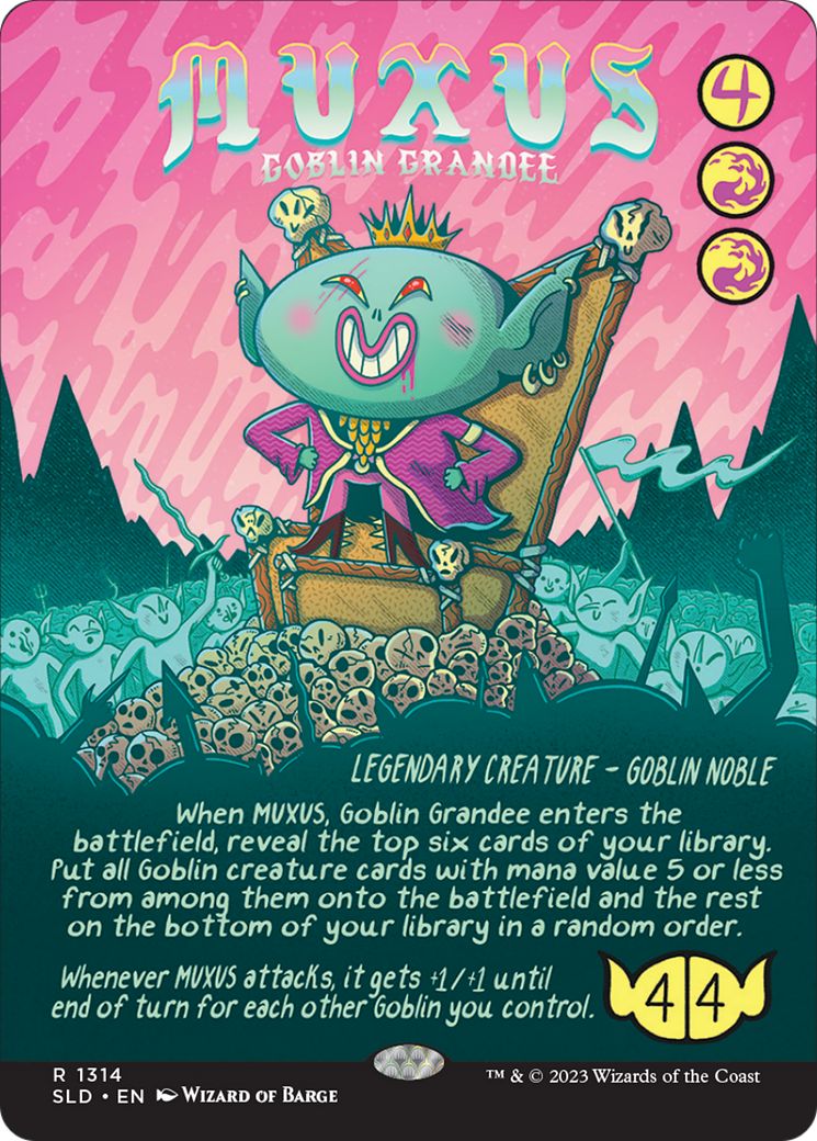 Muxus, Goblin Grandee - Secret Lair Drop (Borderless)