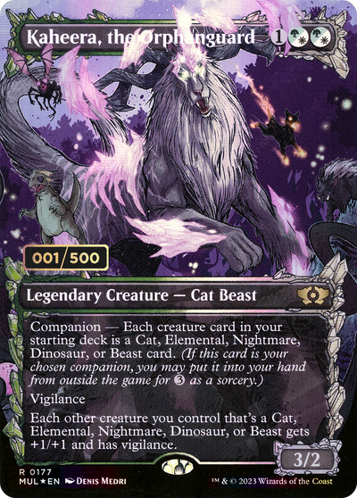Kaheera, the Orphanguard (MUL-177Z) - Multiverse Legends: (Showcase) (Borderless) Foil