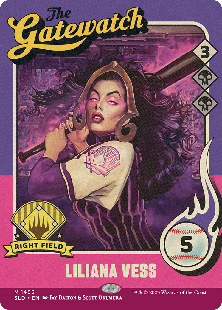 Liliana Vess // Liliana Vess (SLD-1455) - Secret Lair Drop: (Full Art) (Borderless) Foil