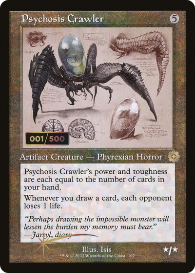 Psychosis Crawler (BRR-107Z) - The Brothers' War Retro Artifacts Foil