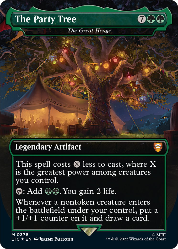 The Great Henge (LTC-378) - Tales of Middle-earth Commander / The Party Tree (Borderless) Foil