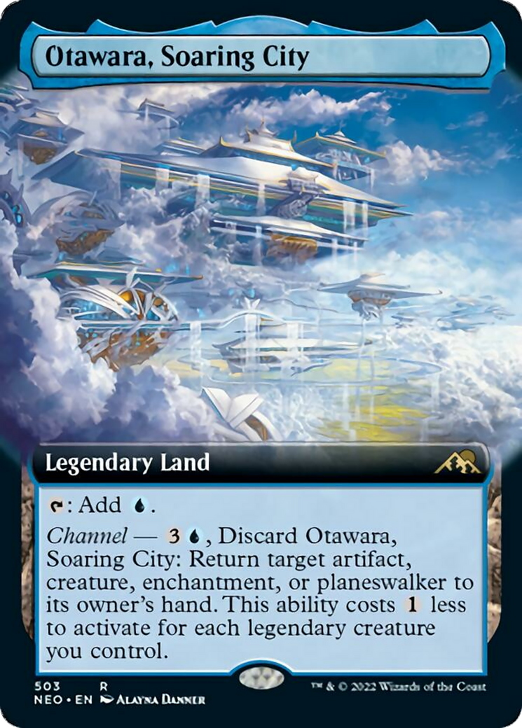 Otawara, Soaring City (NEO-503) - Kamigawa: Neon Dynasty: (Extended Art)