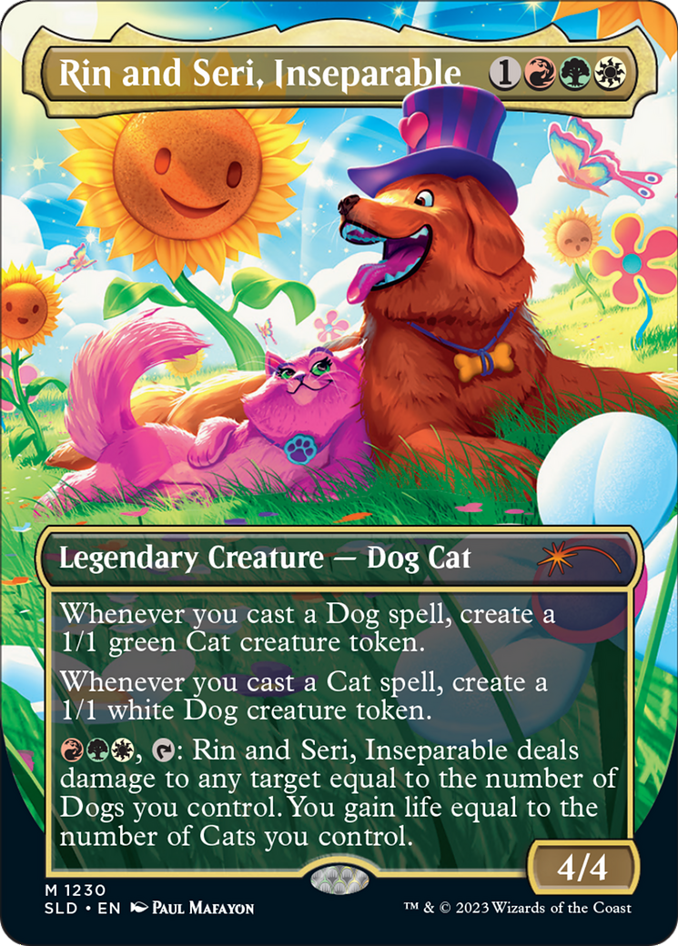 Rin and Seri, Inseparable (SLD-1230) - Secret Lair Drop (Borderless) Foil