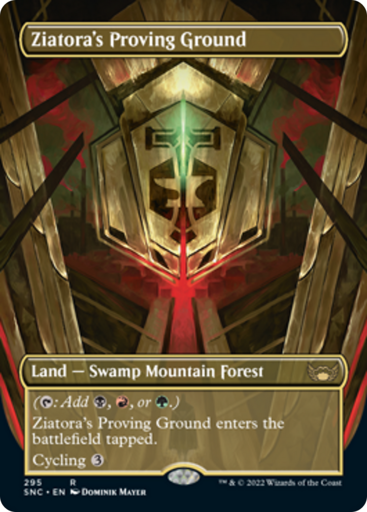 Ziatora's Proving Ground (SNC-295) - Streets of New Capenna (Borderless) Foil
