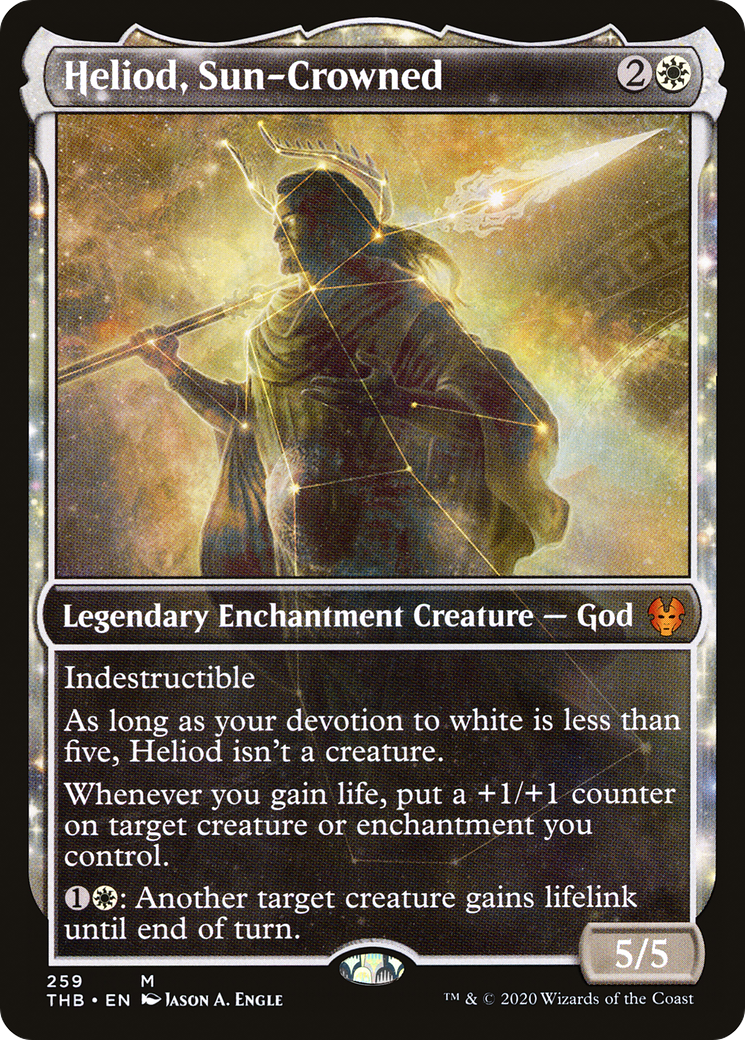 Heliod, Sun-Crowned (THB-259) - Theros Beyond Death: (enchantment, Showcase)