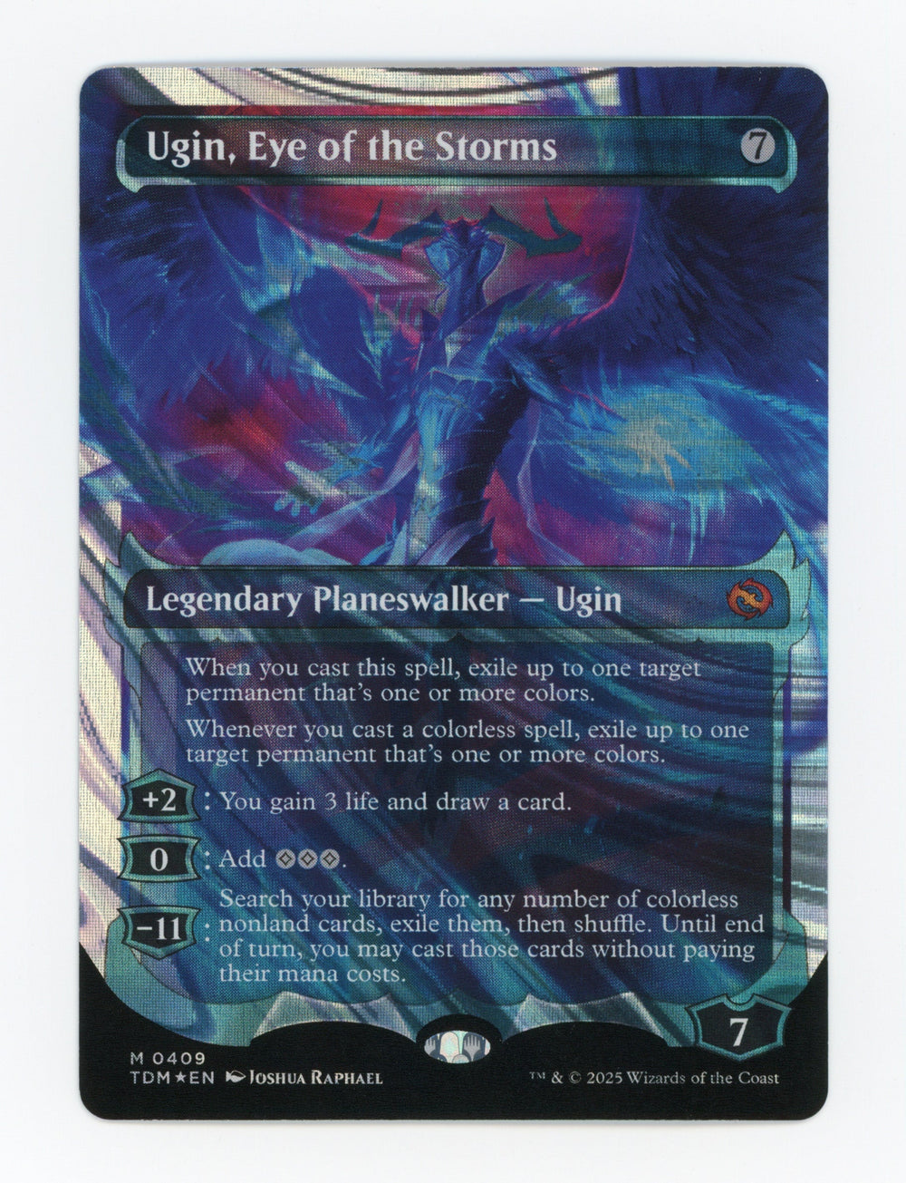 Ugin, Eye of the Storms — Ghostfire Showcase|Halo Foil — ID 17409