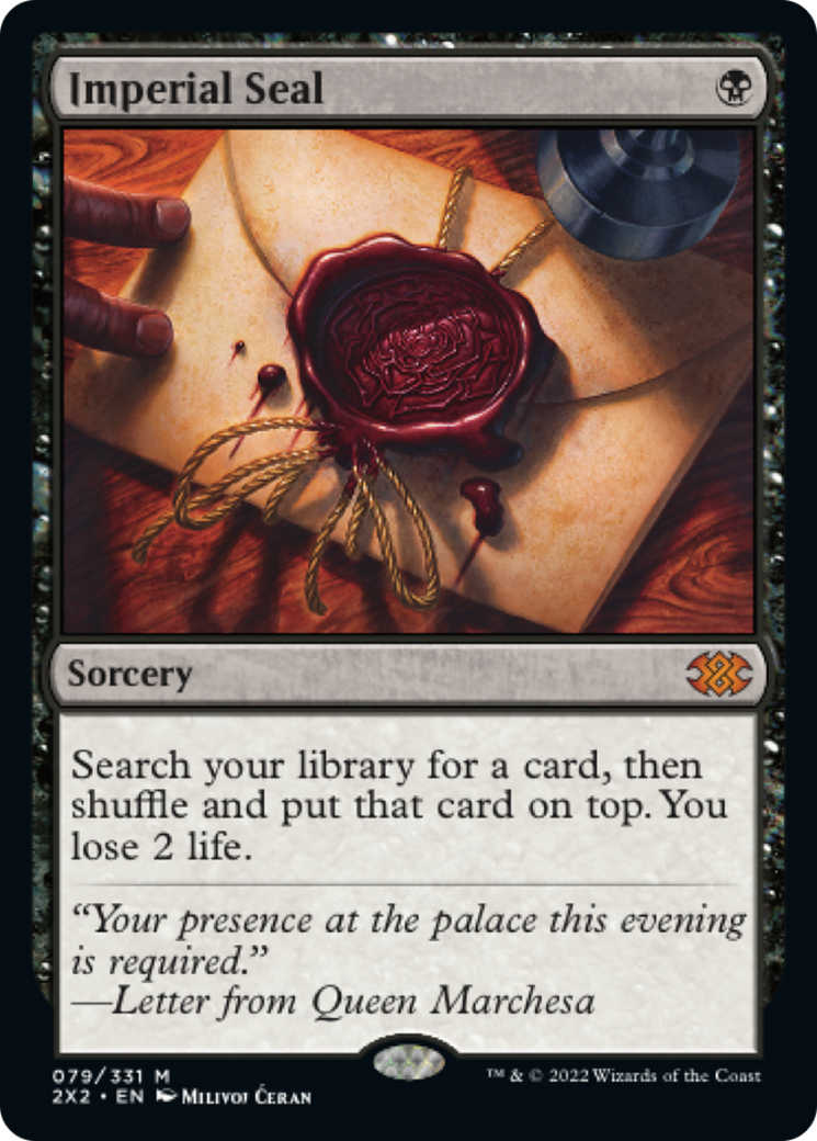 Imperial Seal (2X2-079) - Double Masters 2022 Foil