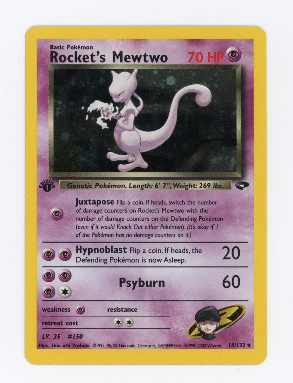 Rocket's Mewtwo — Rare|1st Edition|Holo — ID 17665