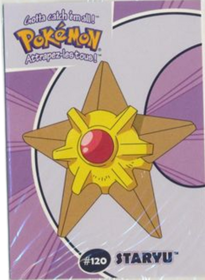 19/40 #120 Staryu - Danone Pokemon Stadium Tip Cards