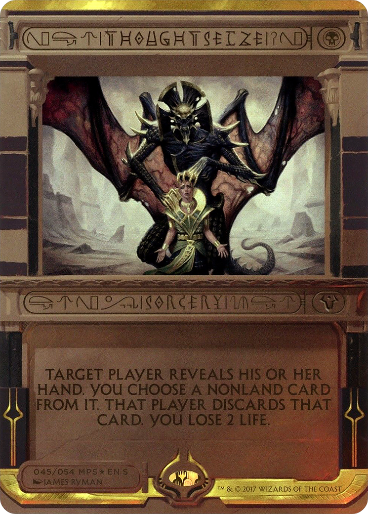 Thoughtseize (MPS2-045) - Amonkhet Invocations (Borderless) Foil
