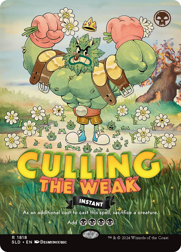 Culling the Weak (SLD-1818) - Secret Lair Drop (Borderless)