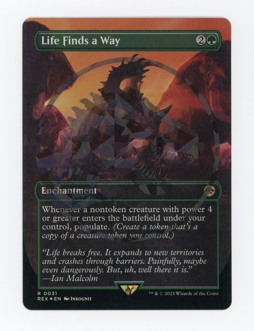 Life Finds a Way — Borderless|Emblem|Foil — ID 17598