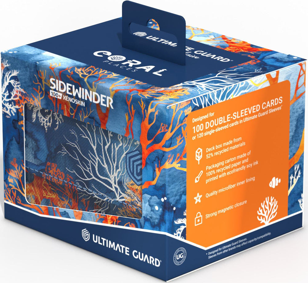 Ultimate Guard Sidewinder XenoSkin Deck Case - 100+ - Coral Places - Fiery Reef