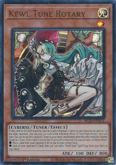 Kewl Tune Rotary - BLZD-EN021 - Ultra Rare - 1st Edition