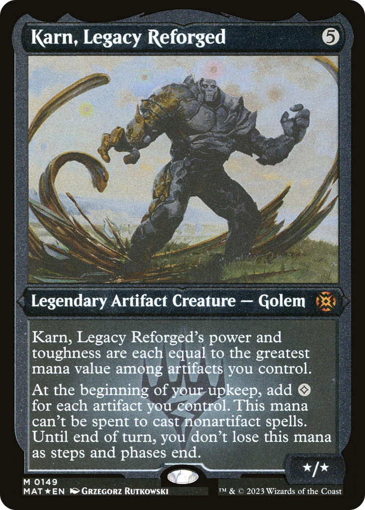 Karn, Legacy Reforged (MAT-149) - March of the Machine: The Aftermath Etched Foil