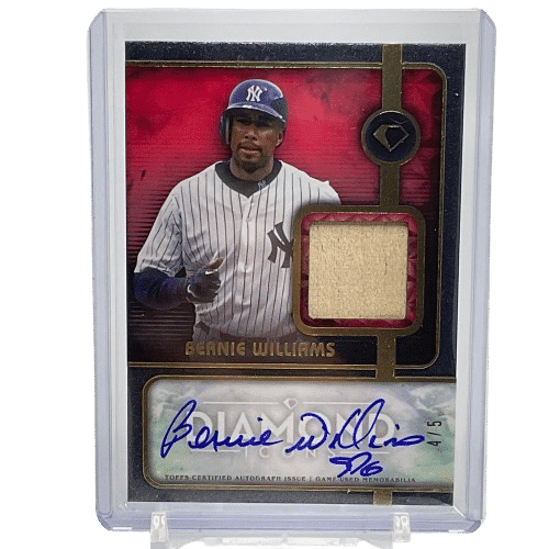 2023 Topps Diamond Icons Bernie Williams #SPA-BW Relic Autograph /5