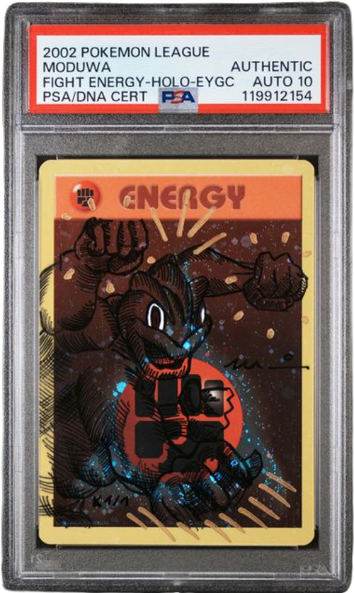 PSA AUTO 10 MODUWA MACHAMP FIGHTING ENERGY-HOLO