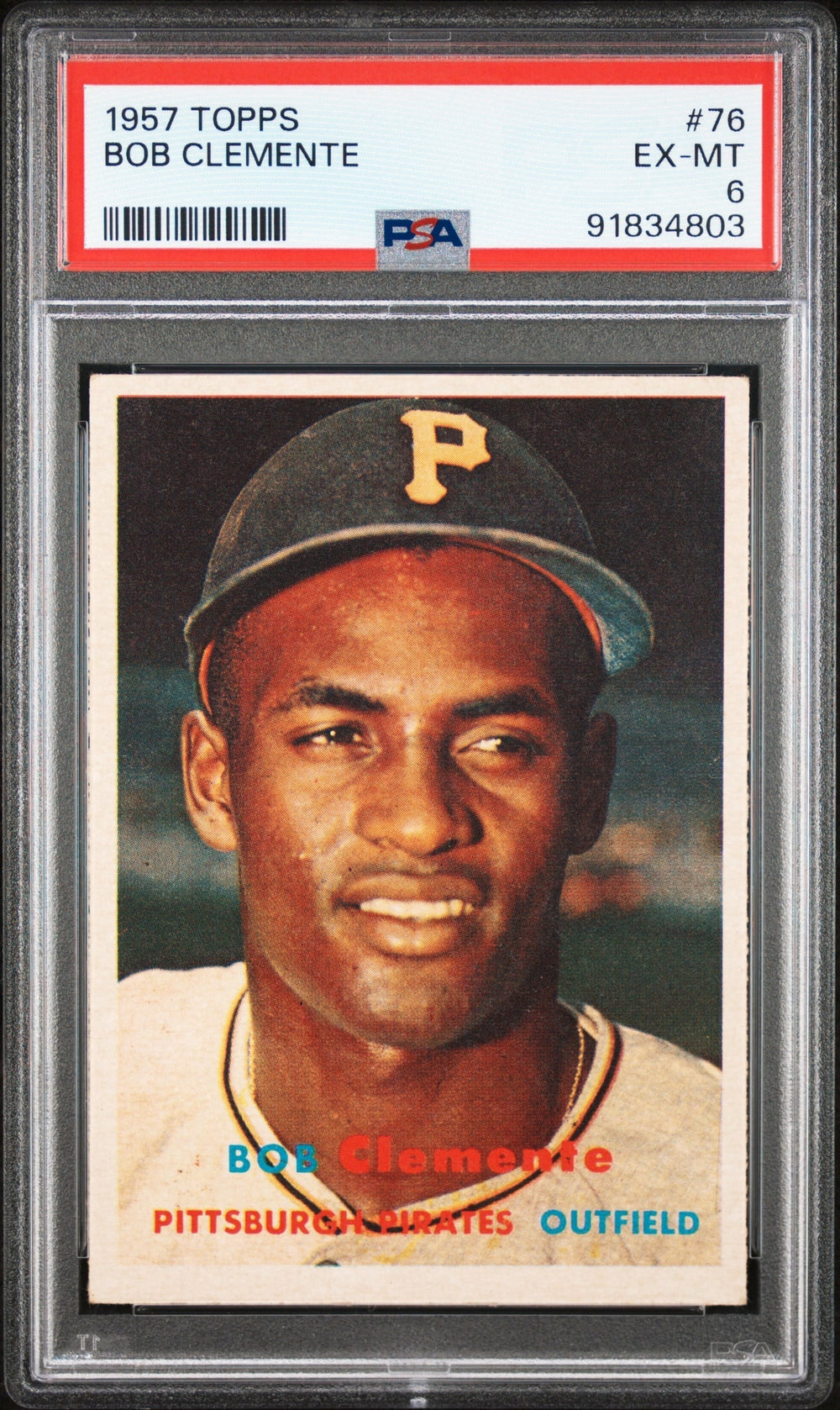 1957 Topps Bob Clemente #76 PSA 6