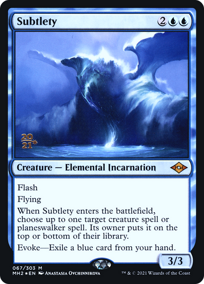Subtlety (PRE-67S) - Modern Horizons 2 Promos Foil