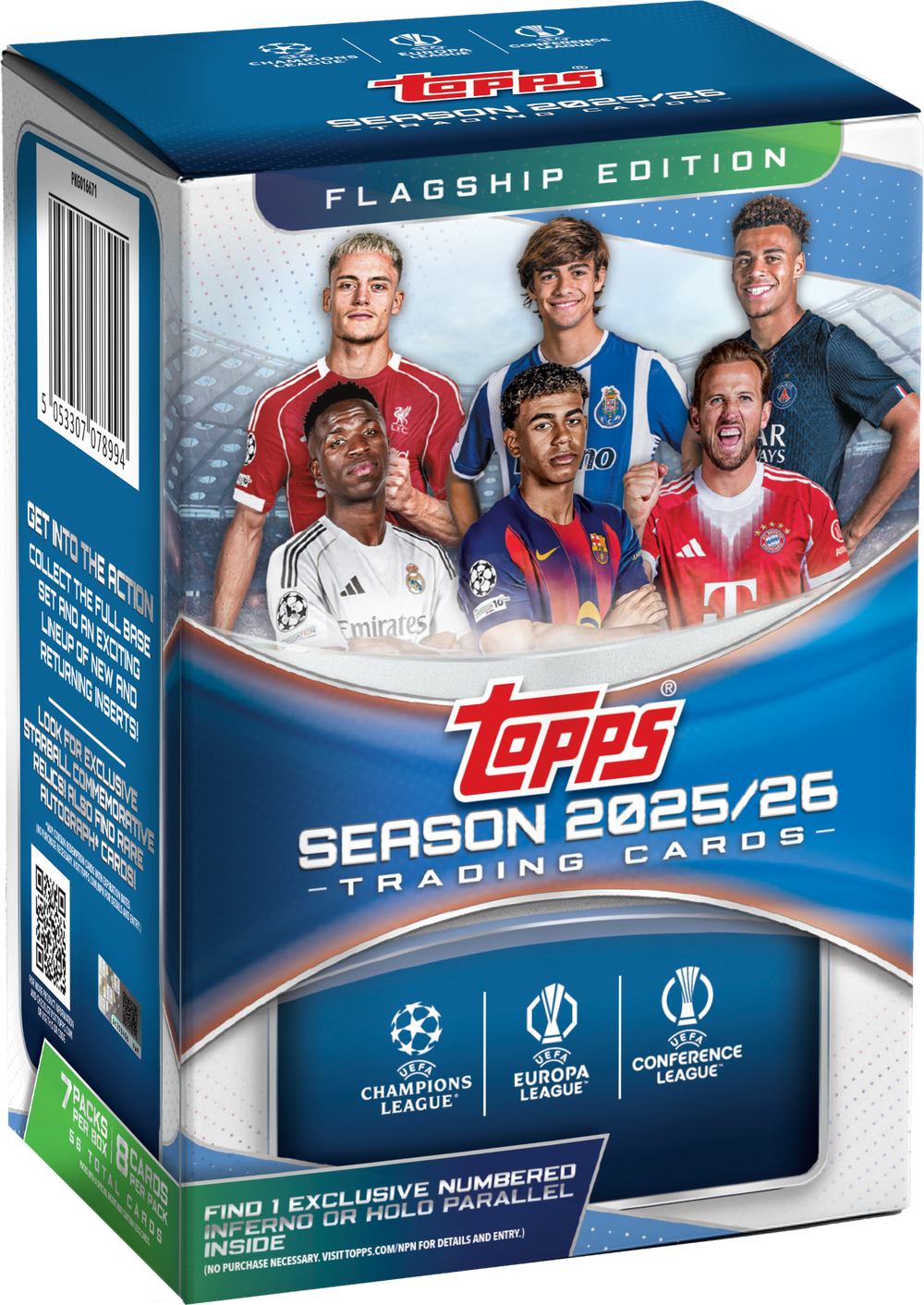 2025/26 Topps UEFA Club Competitions Soccer Blaster Box