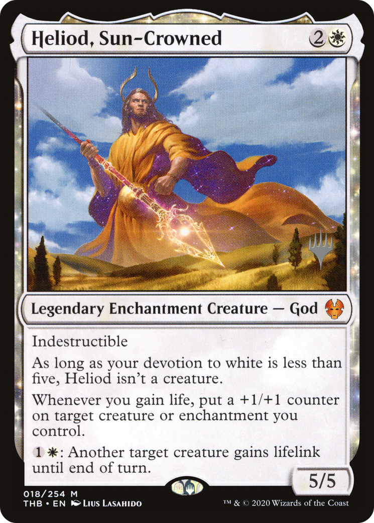 Heliod, Sun-Crowned (PPTHB-18P) - Theros Beyond Death Promos: (enchantment) Foil
