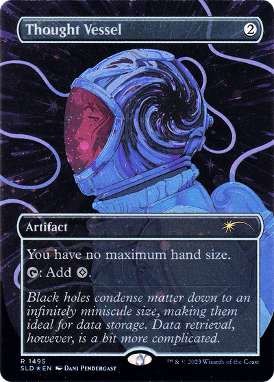 Thought Vessel (SLD-1495â˜…) - Secret Lair Drop (Borderless) Foil