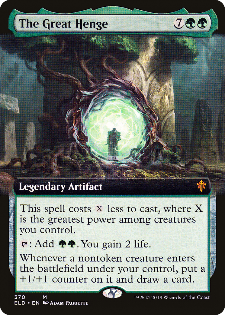 The Great Henge (ELD-370) - Throne of Eldraine: (Extended Art)