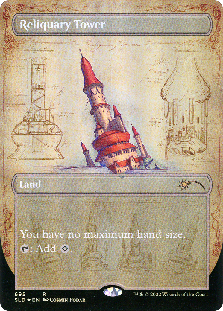 Reliquary Tower (SLD-695) - Secret Lair Drop (Borderless) Foil
