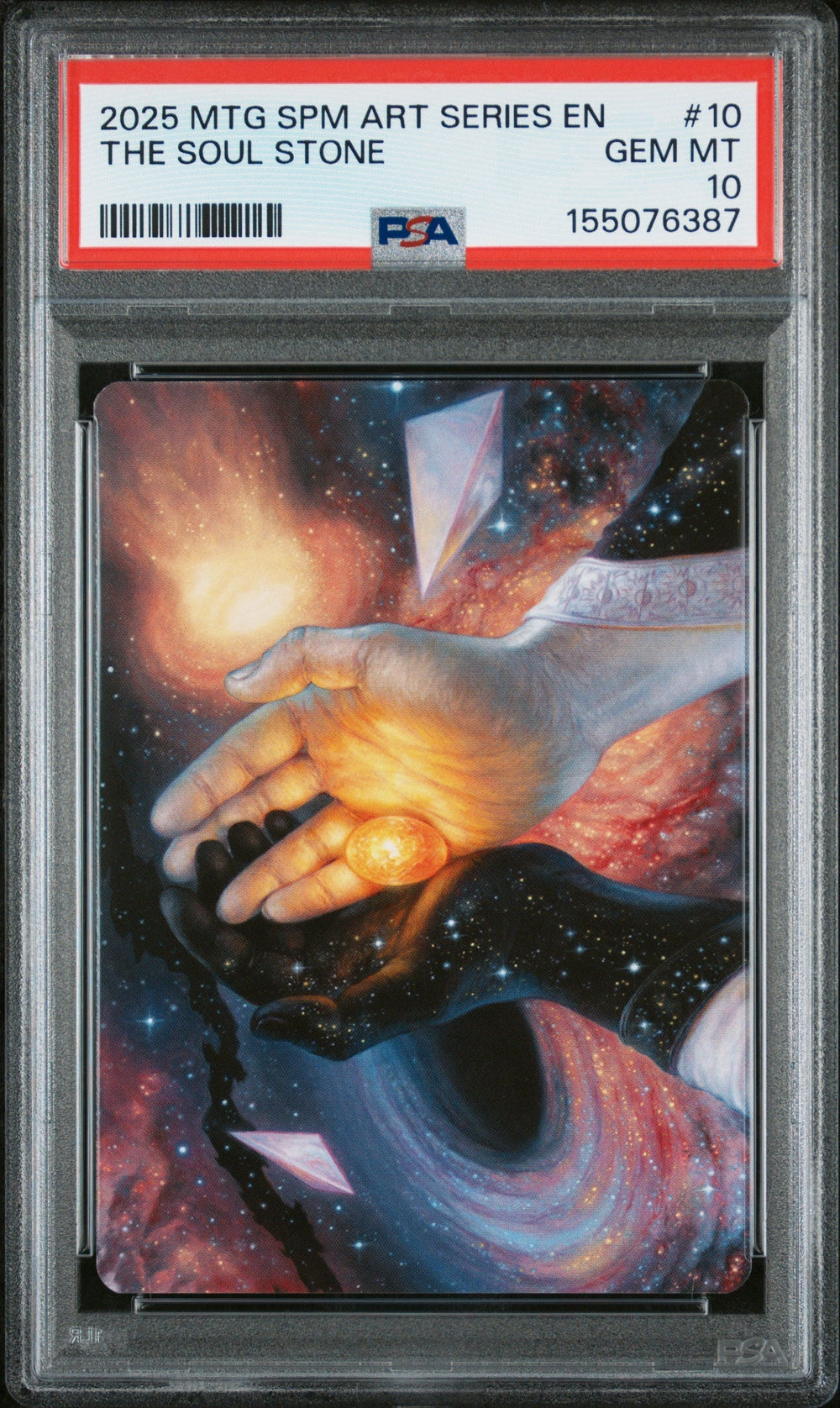 2025 Magic the Gathering Marvel's Spider-Man Art Series - The Soul Stone - #10 - PSA Graded Card