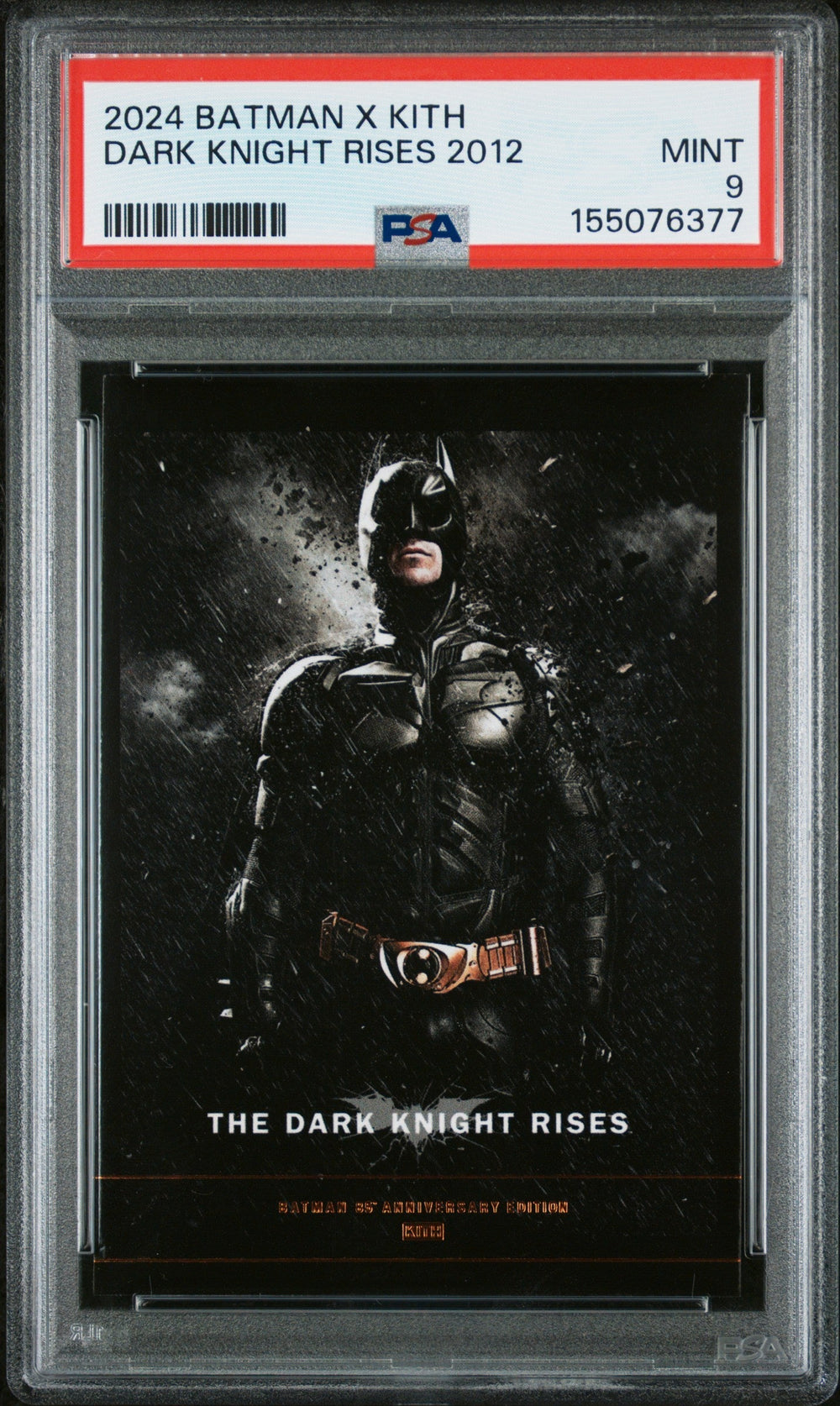 2024 Batman X Kith Promo Card - Dark Knight Rises 2012 - Feig Collectibles - PSA Graded Card